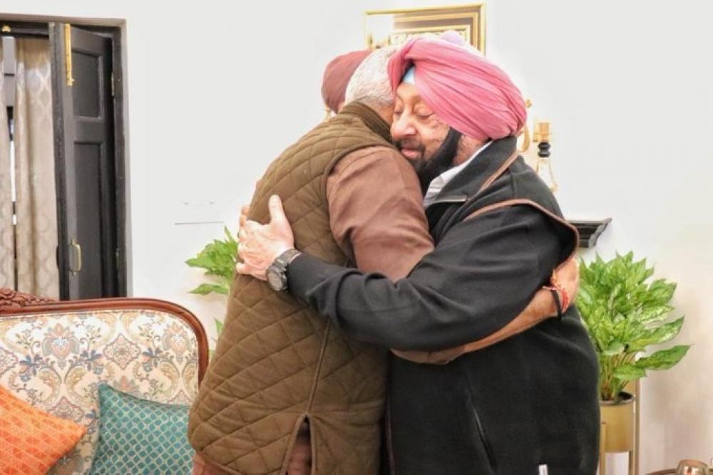 The Weekend Leader - Amarinder announces party's alliance with BJP